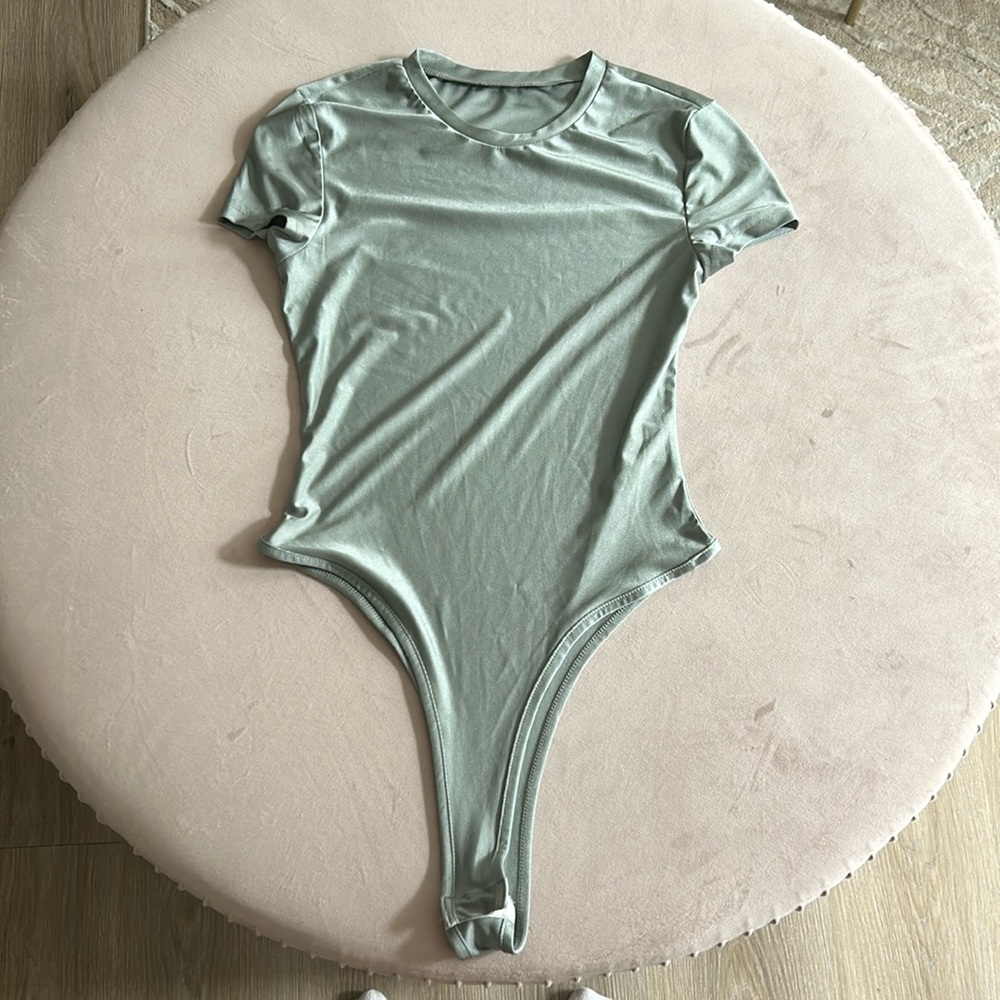 Silver Body Suit